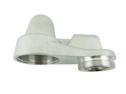 Fox Body Cap: (T) Piggyback, Dome [&Oslash; 1.834 Bore, &Oslash; 0.9987 Eyelet Bore, UNS Threa